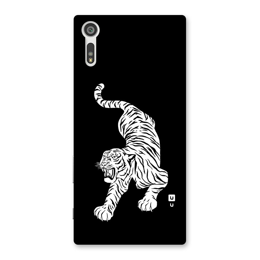 Bengal Tiger Stencil Art Back Case for Xperia XZ