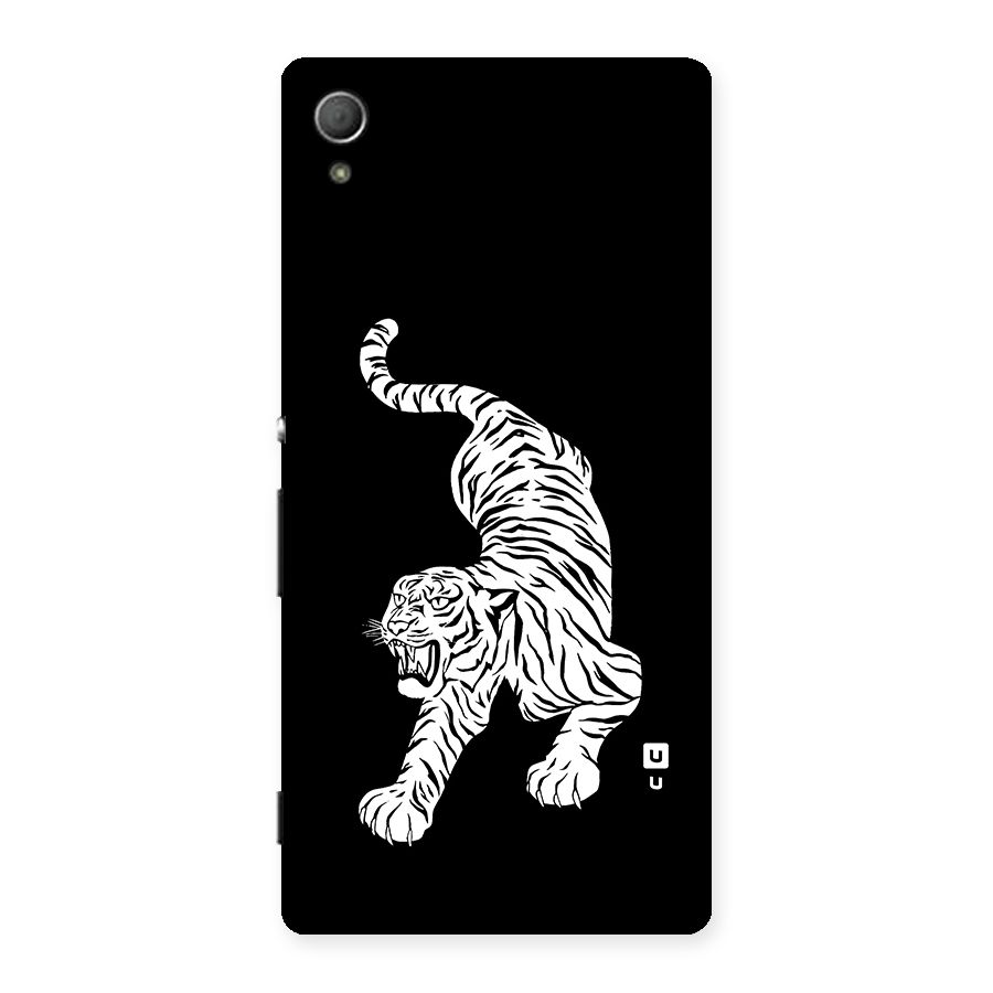 Bengal Tiger Stencil Art Back Case for Xperia Z4