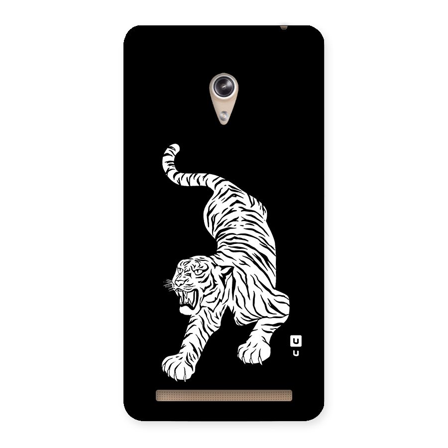 Bengal Tiger Stencil Art Back Case for Zenfone 6