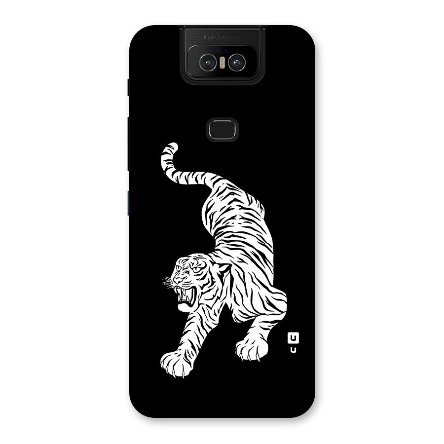 Bengal Tiger Stencil Art Back Case for Zenfone 6z