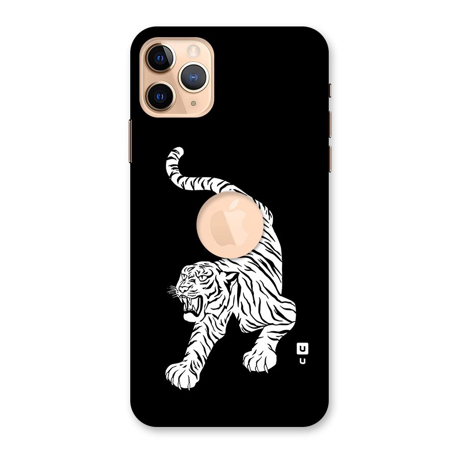 Bengal Tiger Stencil Art Back Case for iPhone 11 Pro Max Logo Cut