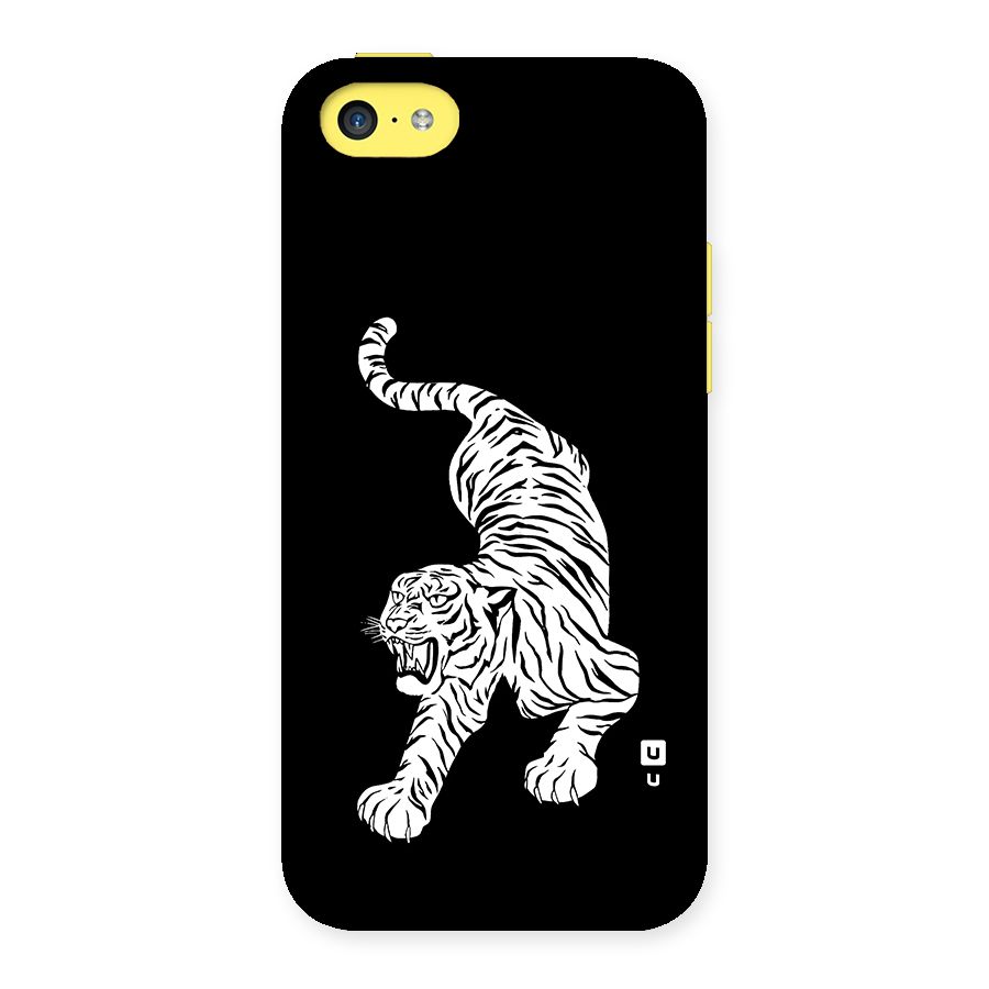 Bengal Tiger Stencil Art Back Case for iPhone 5C