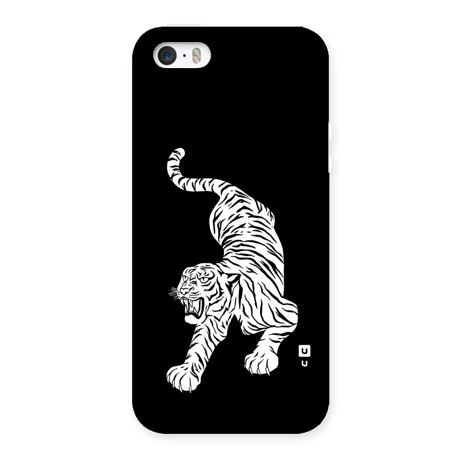 Bengal Tiger Stencil Art Back Case for iPhone SE