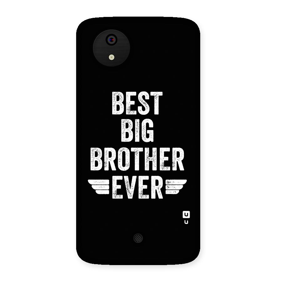 Best Big Brother Ever Back Case for Canvas A1  AQ4501