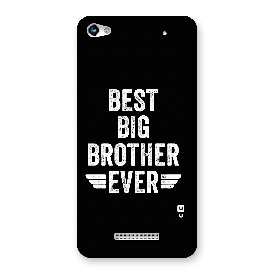 Best Big Brother Ever Back Case for Canvas Hue 2 A316