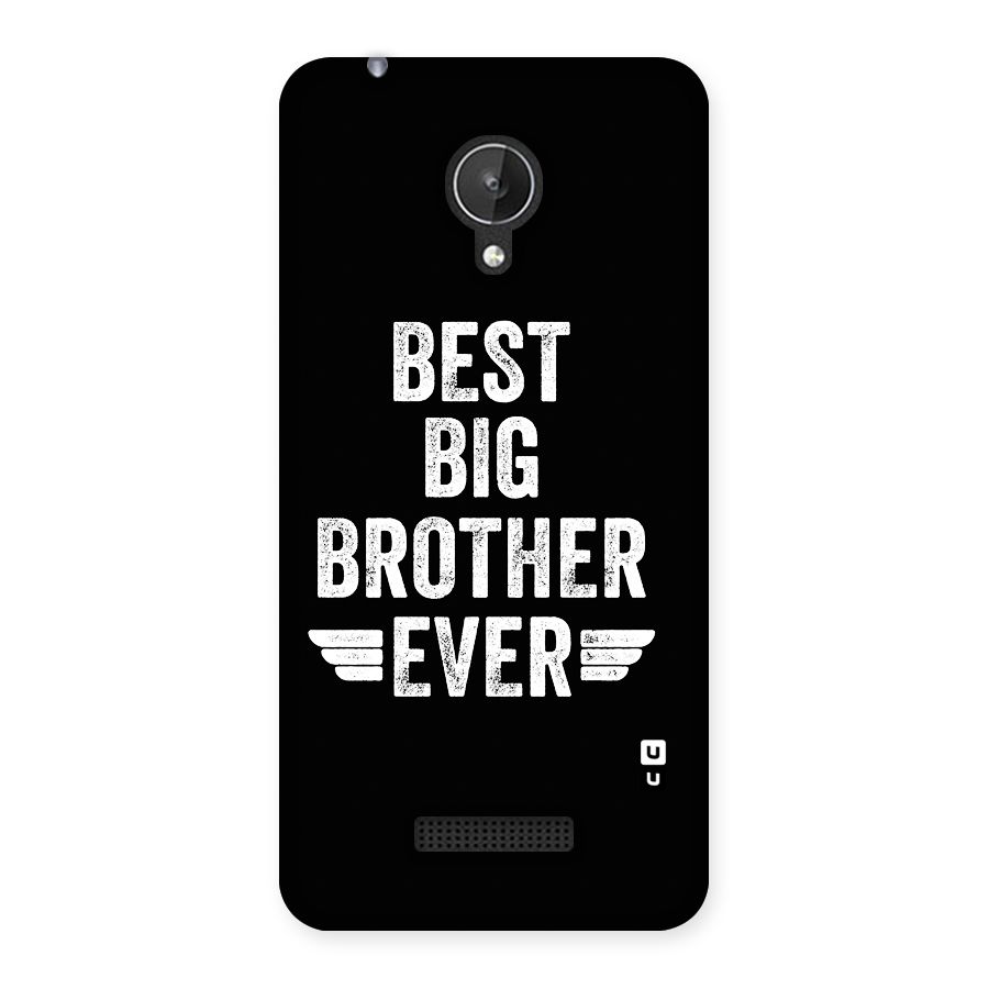Best Big Brother Ever Back Case for Canvas Spark Q380