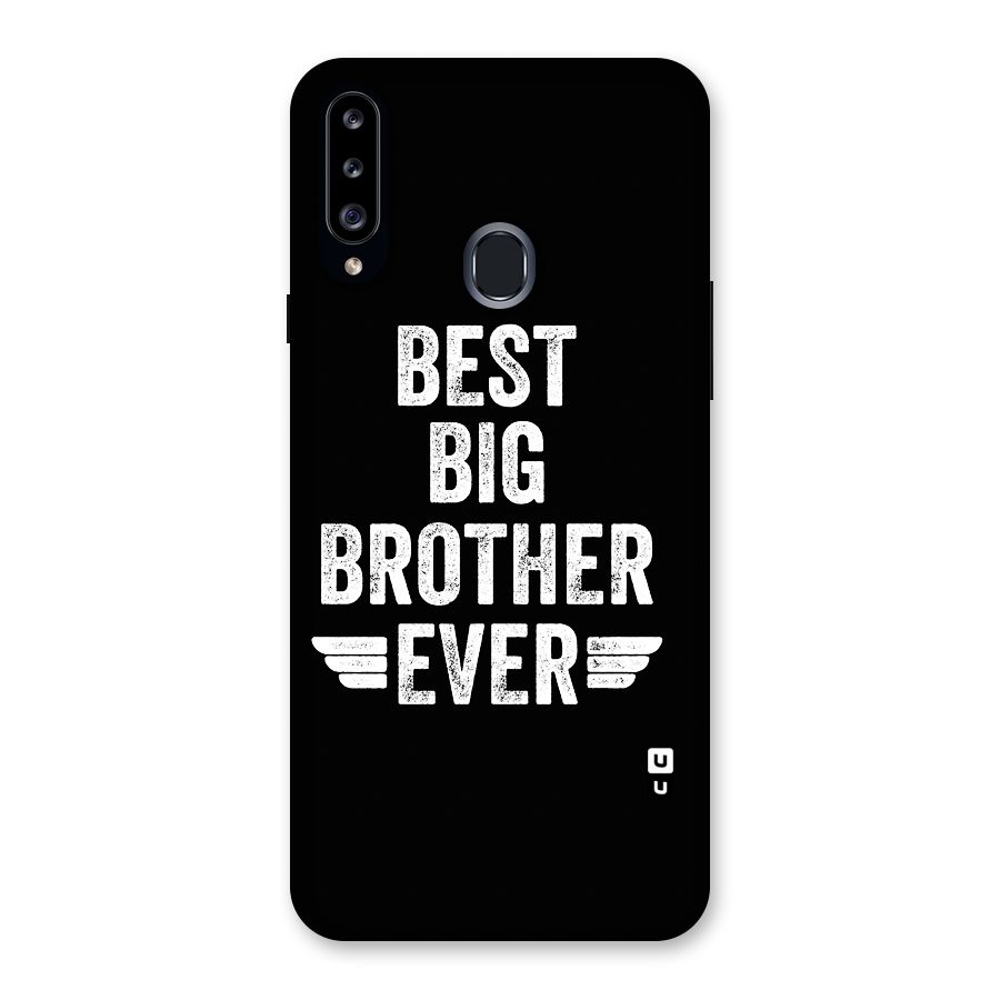 Best Big Brother Ever Back Case for Galaxy A20s