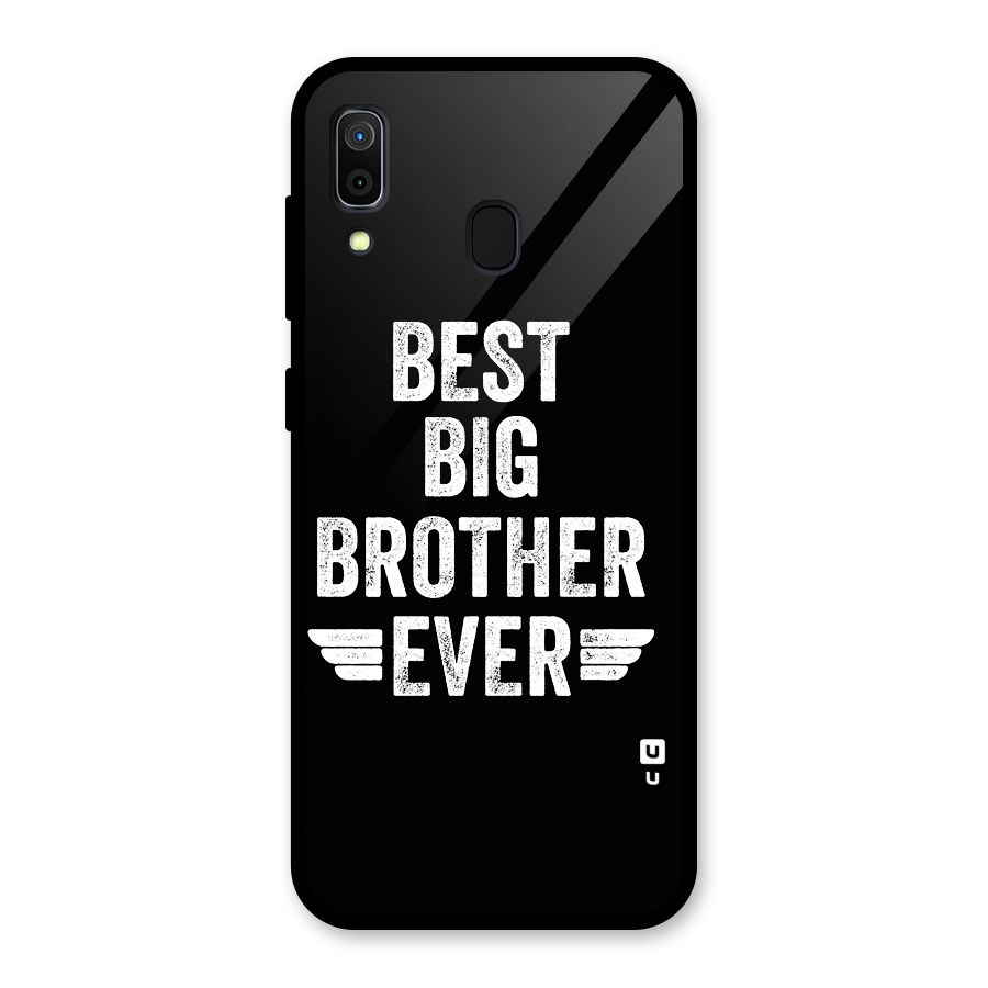Best Big Brother Ever Glass Back Case for Galaxy A30
