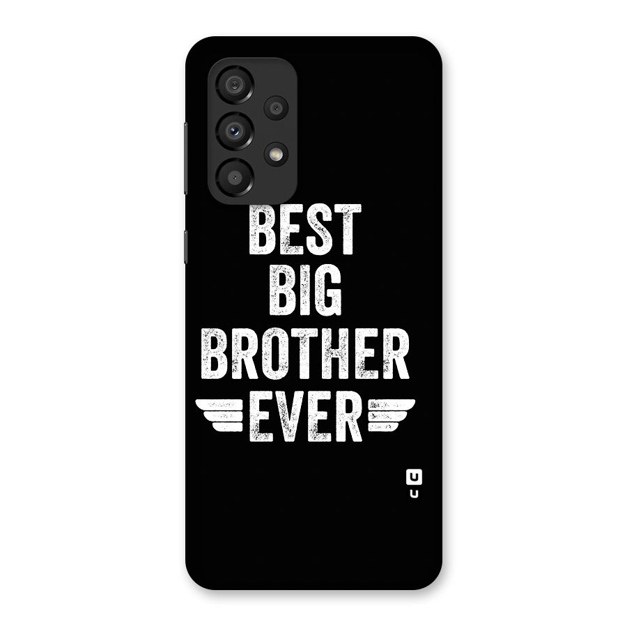 Best Big Brother Ever Glass Back Case for Galaxy A33 5G
