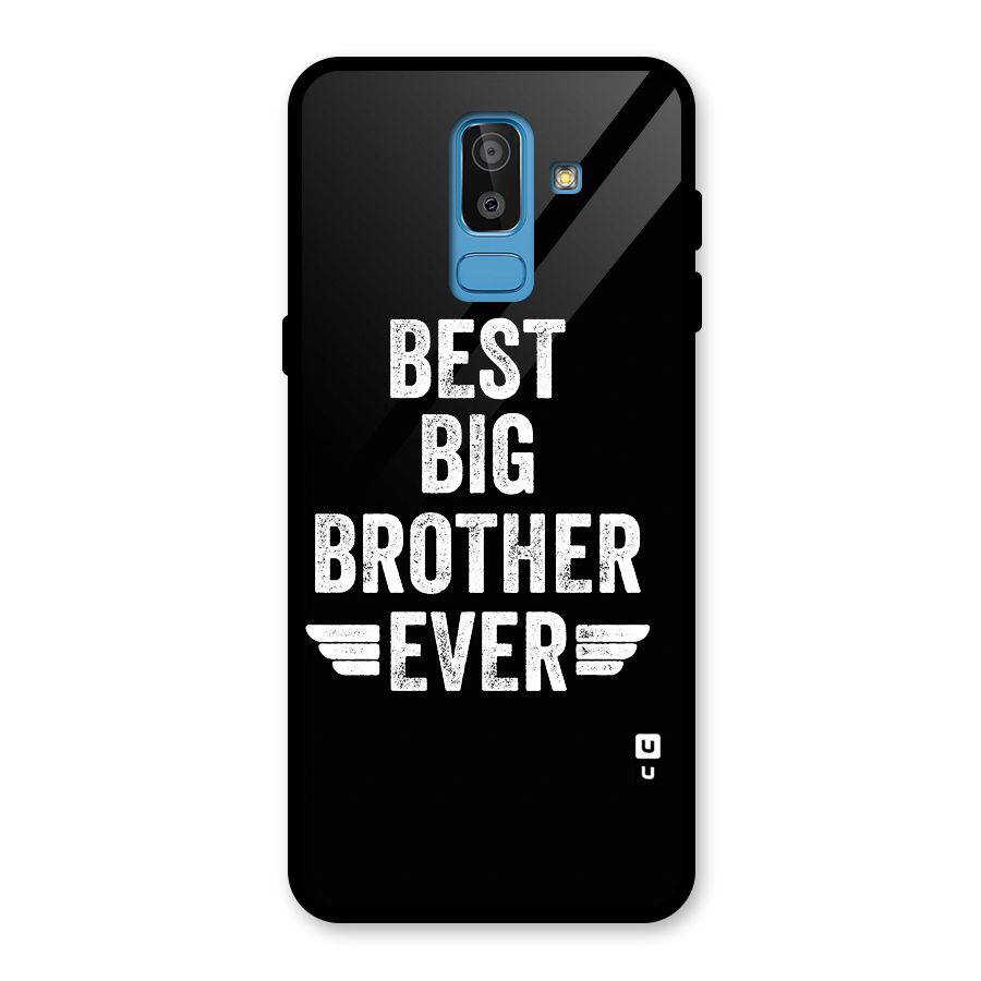 Best Big Brother Ever Glass Back Case for Galaxy J8