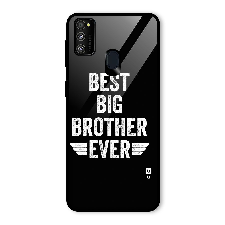 Best Big Brother Ever Glass Back Case for Galaxy M30s