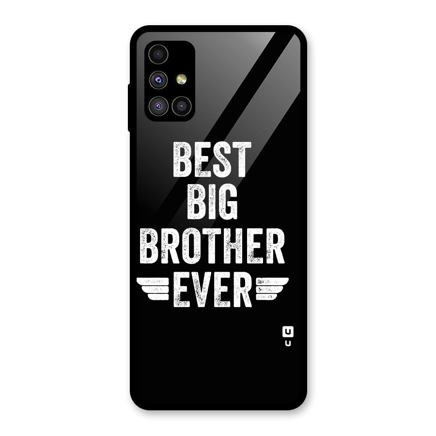Best Big Brother Ever Glass Back Case for Galaxy M51