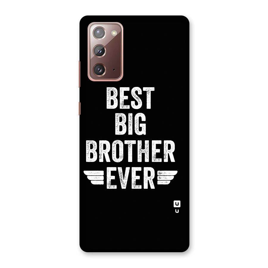 Best Big Brother Ever Back Case for Galaxy Note 20