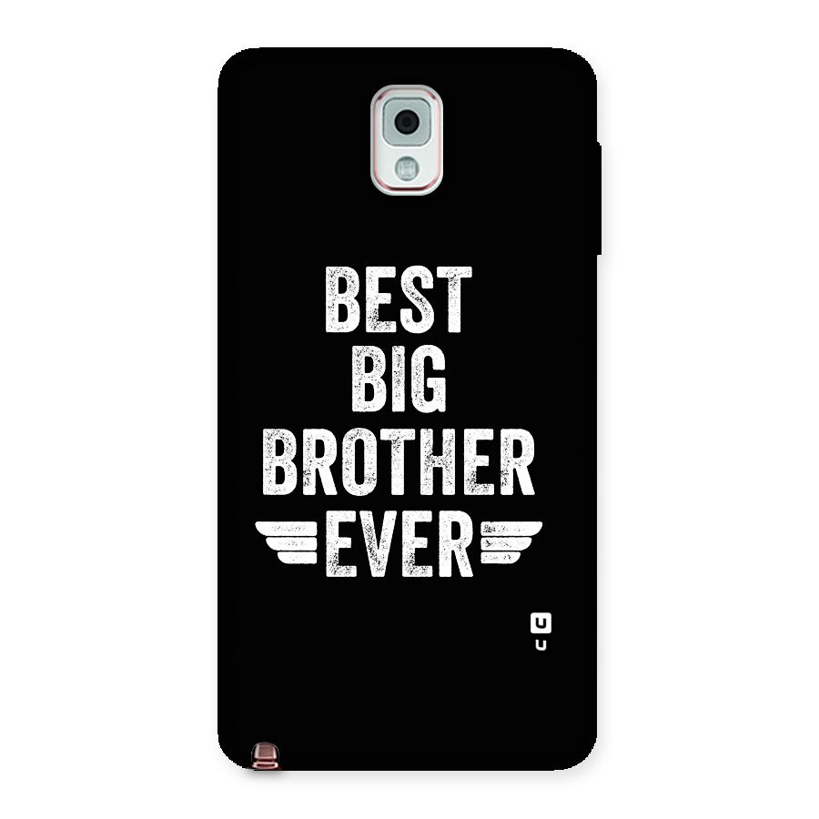Best Big Brother Ever Back Case for Galaxy Note 3
