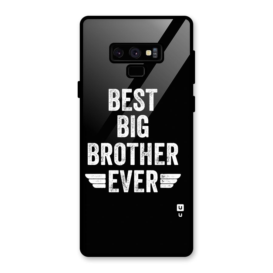 Best Big Brother Ever Glass Back Case for Galaxy Note 9