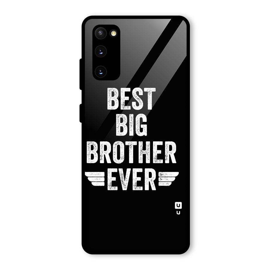 Best Big Brother Ever Glass Back Case for Galaxy S20 FE