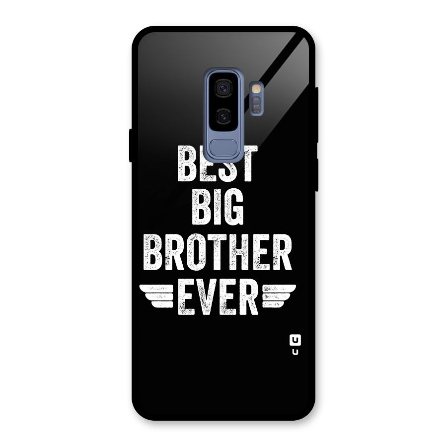 Best Big Brother Ever Glass Back Case for Galaxy S9 Plus