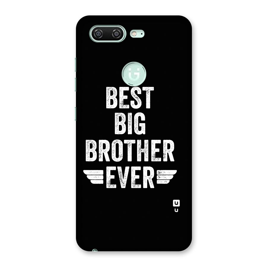 Best Big Brother Ever Back Case for Gionee S10