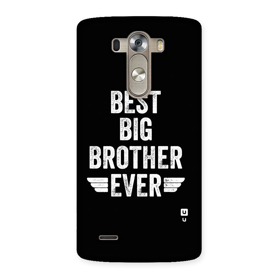 Best Big Brother Ever Back Case for LG G3