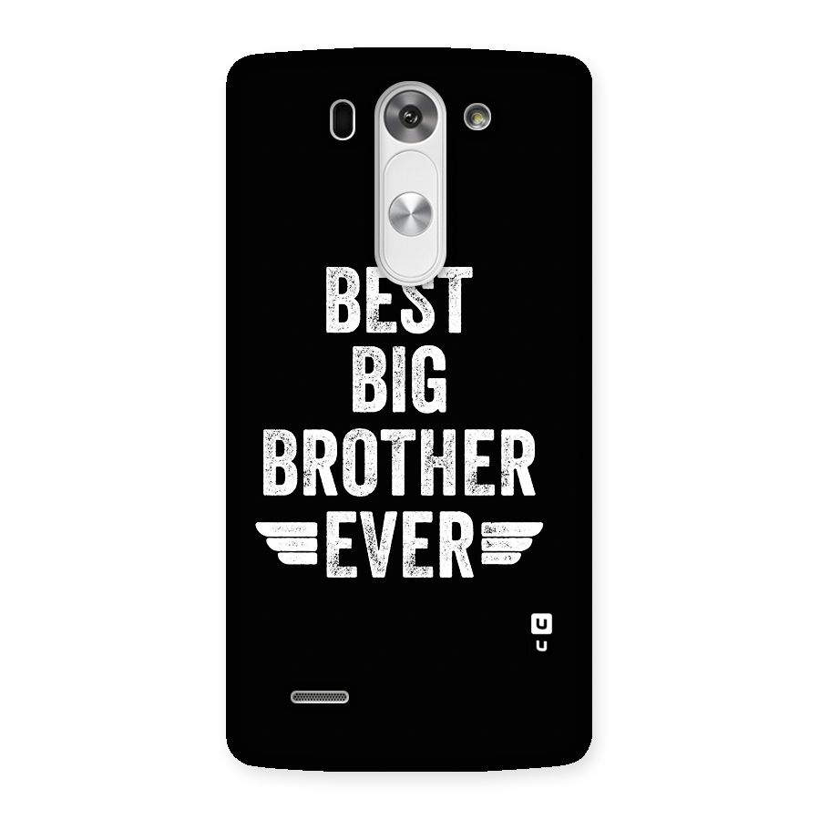 Best Big Brother Ever Back Case for LG G3 Mini