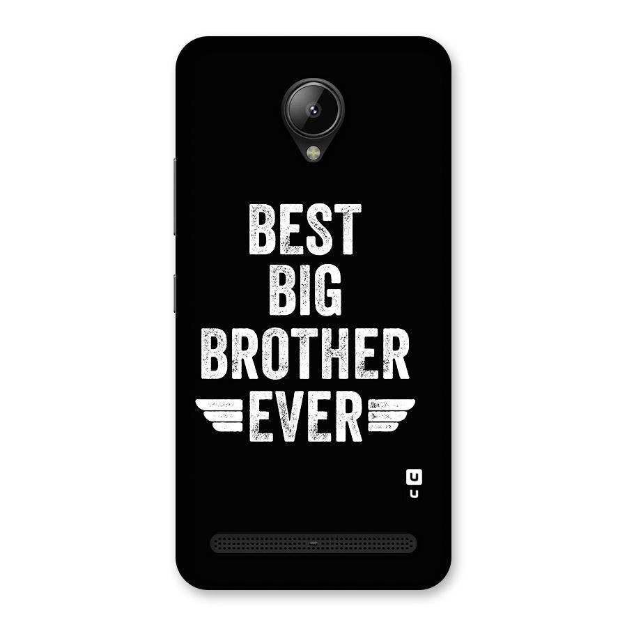 Best Big Brother Ever Back Case for Lenovo C2