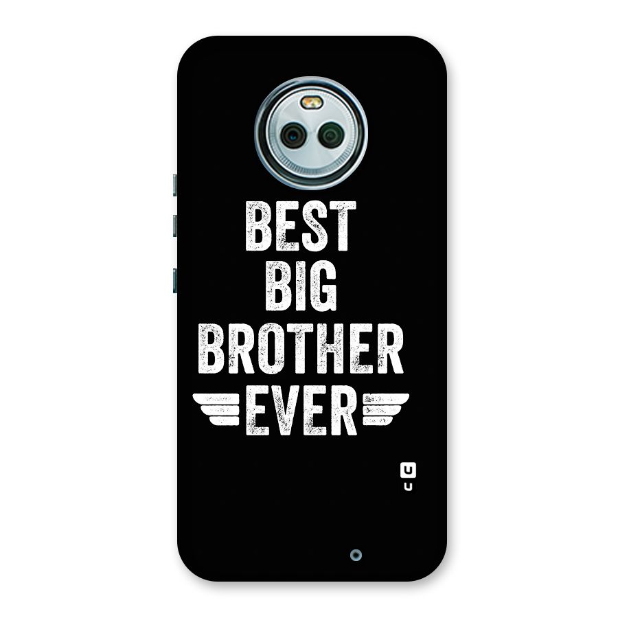 Best Big Brother Ever Back Case for Moto X4