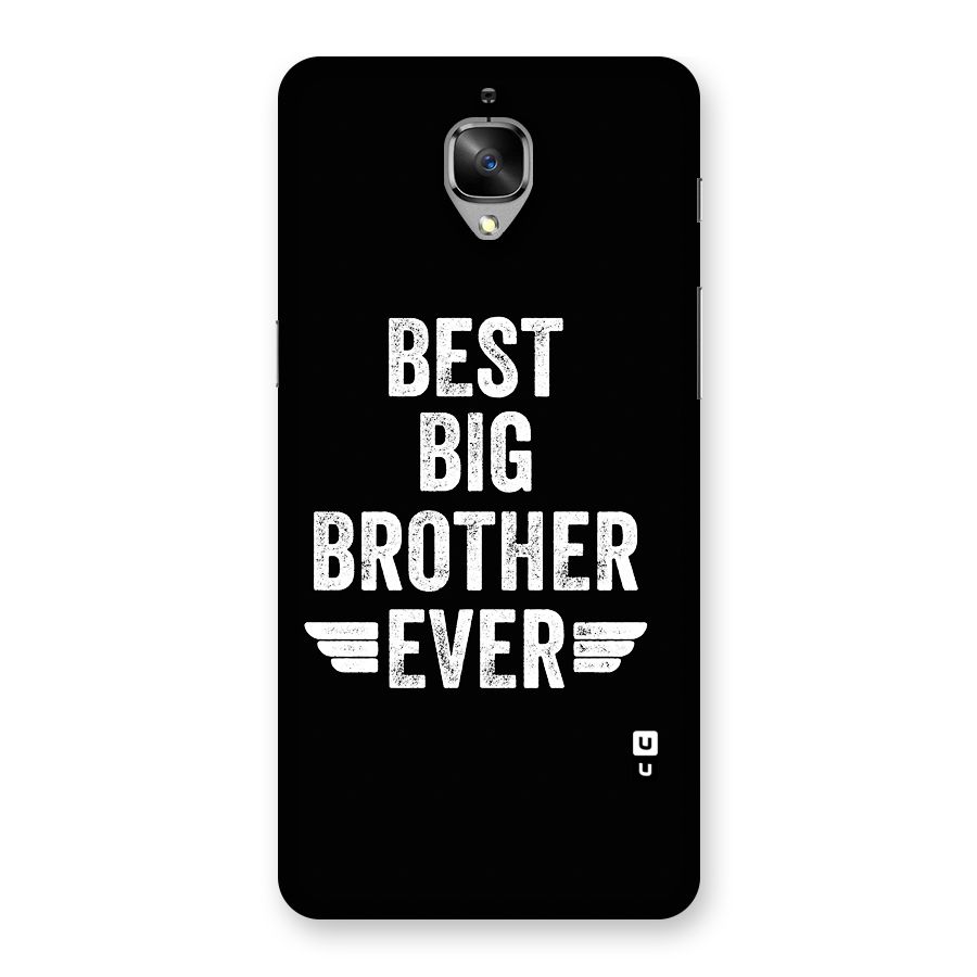 Best Big Brother Ever Back Case for OnePlus 3