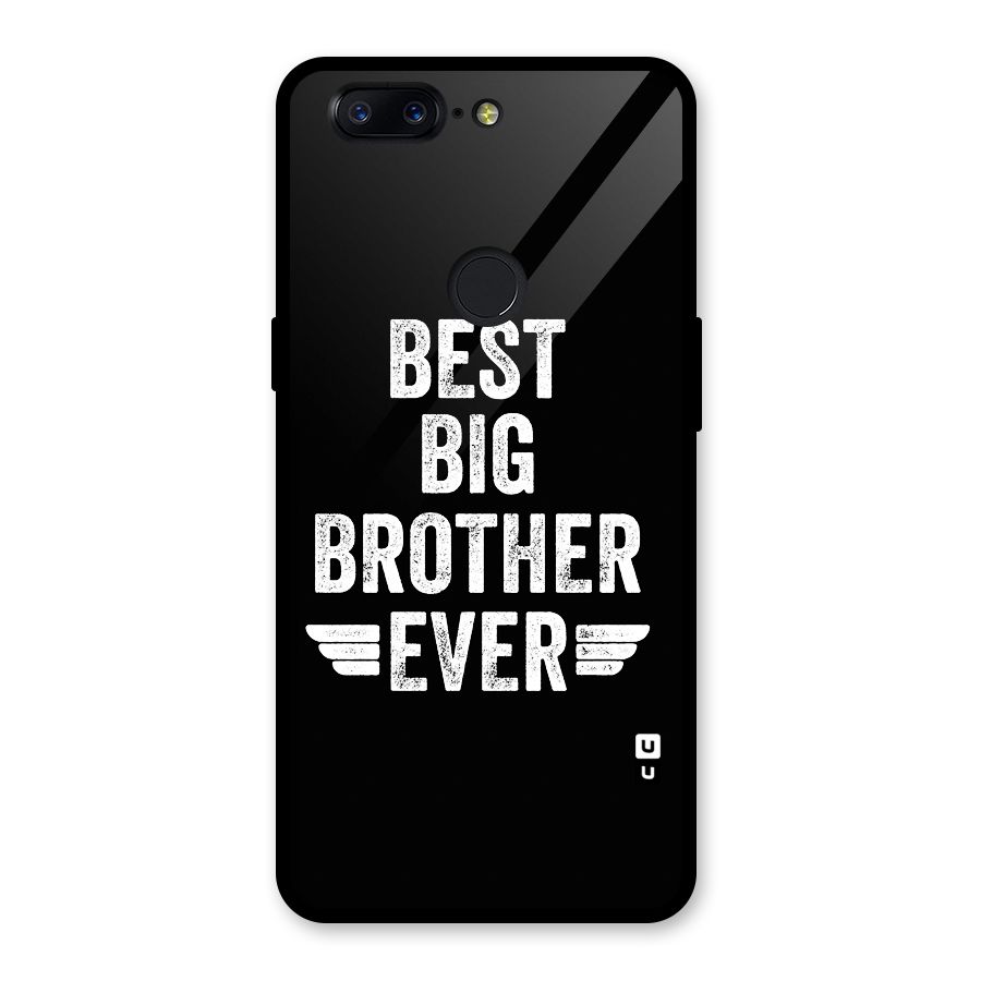 Best Big Brother Ever Glass Back Case for OnePlus 5T