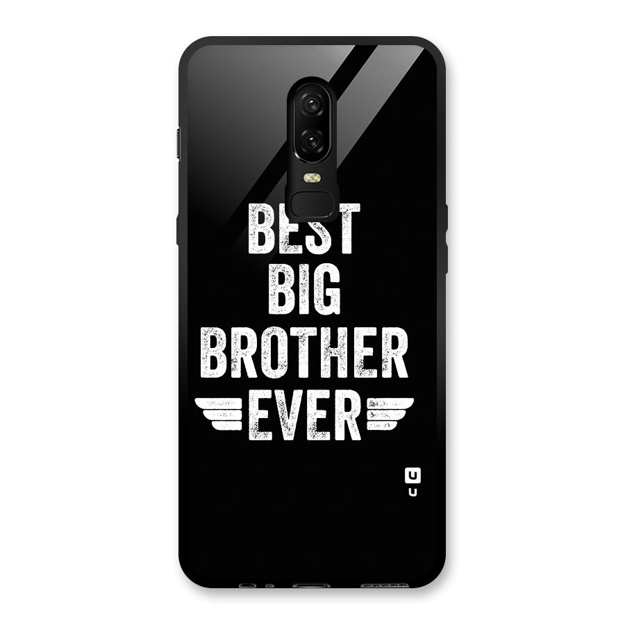 Best Big Brother Ever Glass Back Case for OnePlus 6