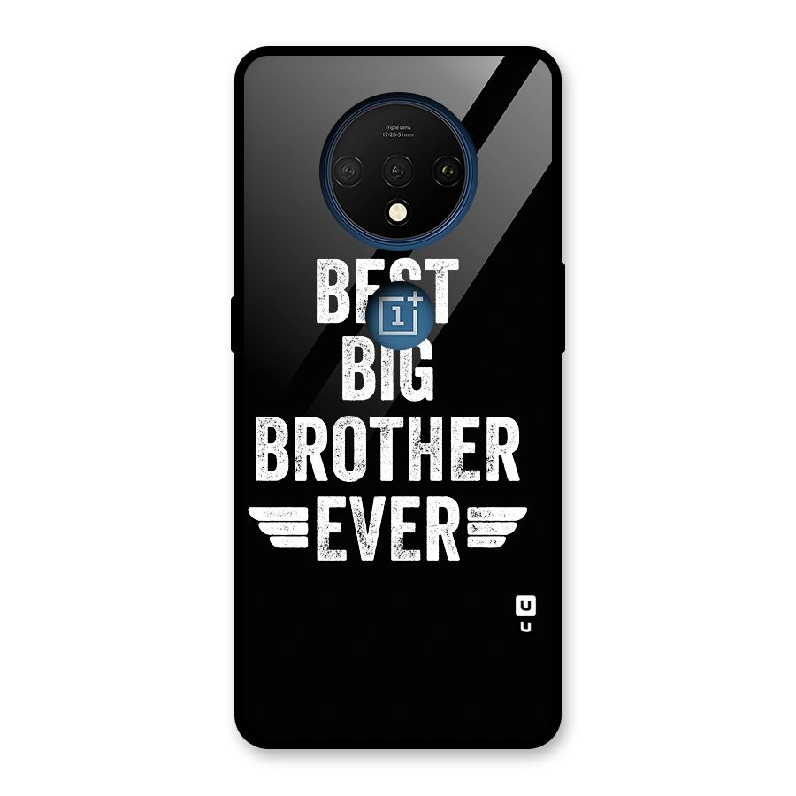 Best Big Brother Ever Glass Back Case for OnePlus 7T
