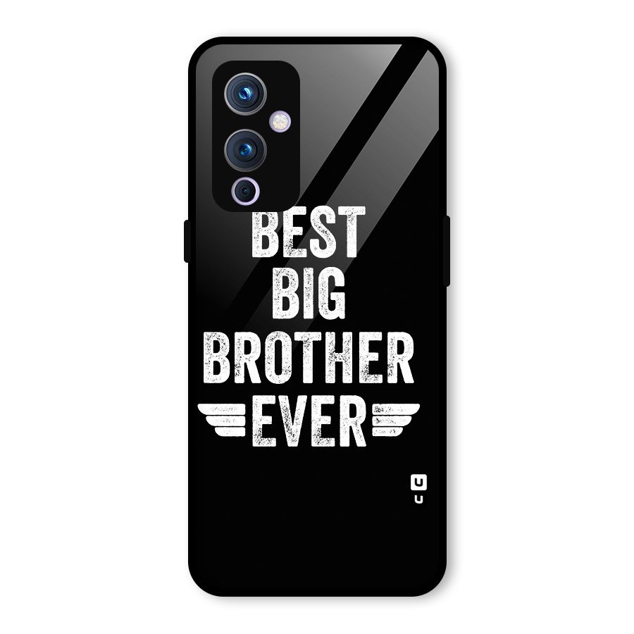 Best Big Brother Ever Glass Back Case for OnePlus 9