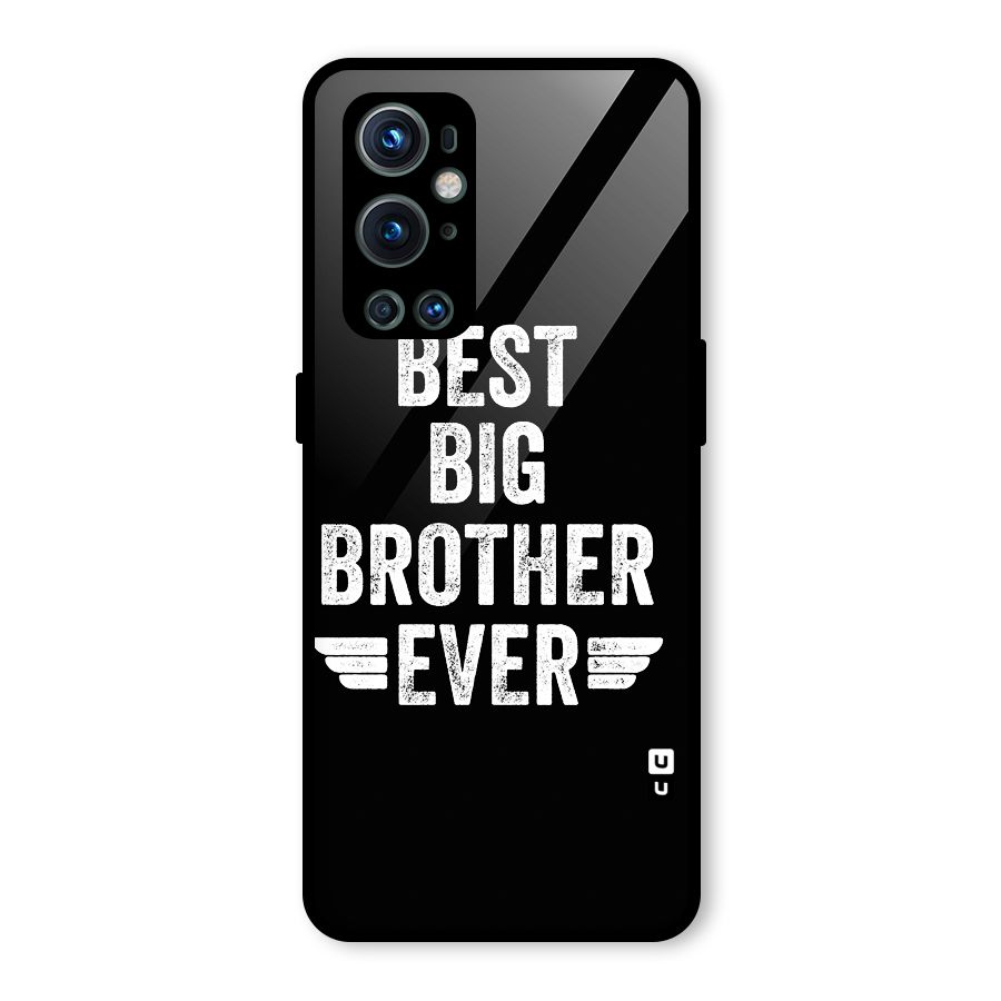 Best Big Brother Ever Glass Back Case for OnePlus 9 Pro