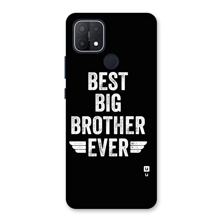 Best Big Brother Ever Back Case for Oppo A15