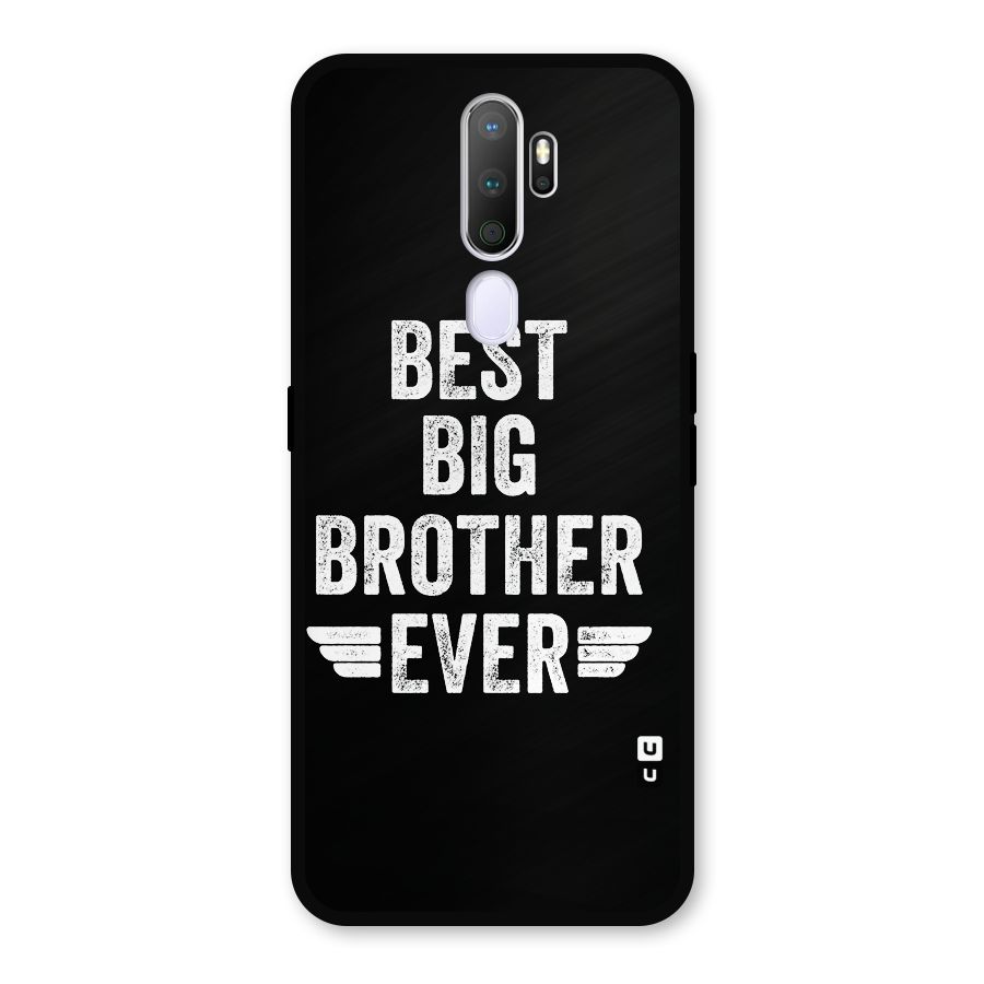 Best Big Brother Ever Glass Back Case for Oppo A9 (2020)