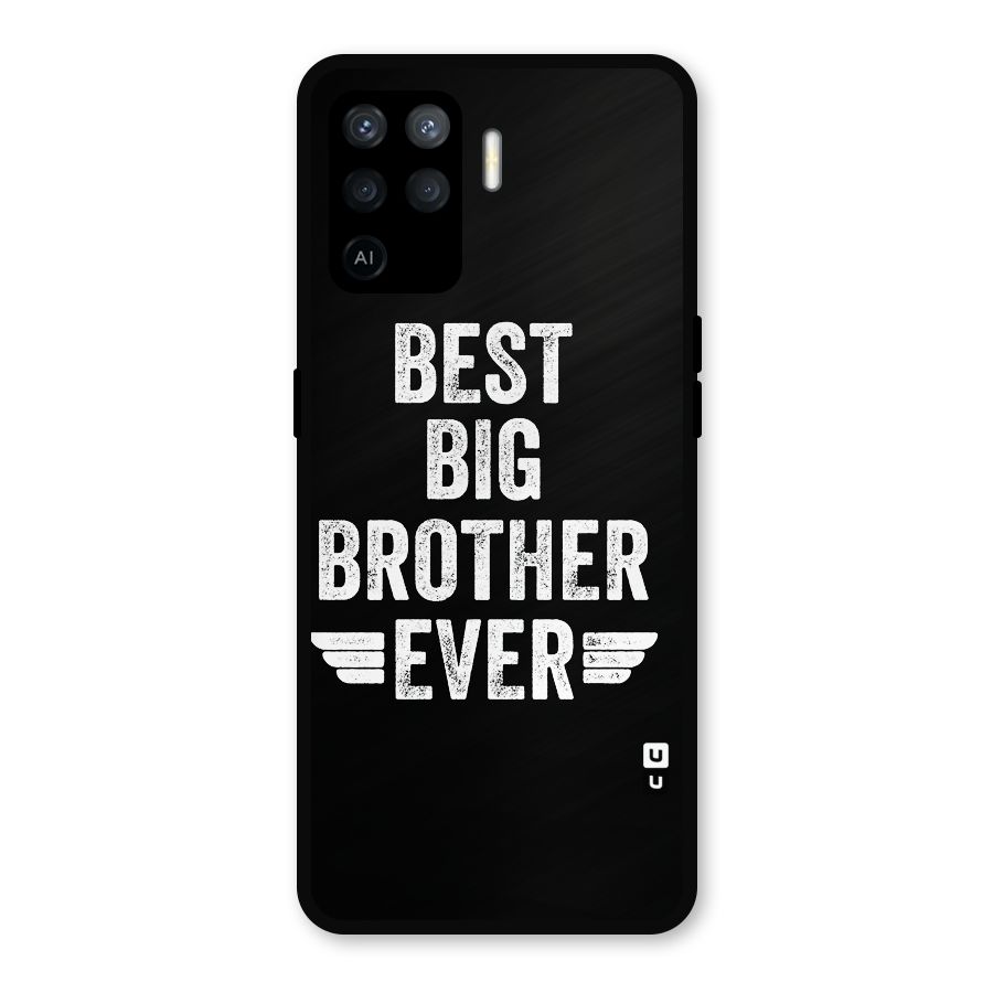 Best Big Brother Ever Glass Back Case for Oppo F19 Pro