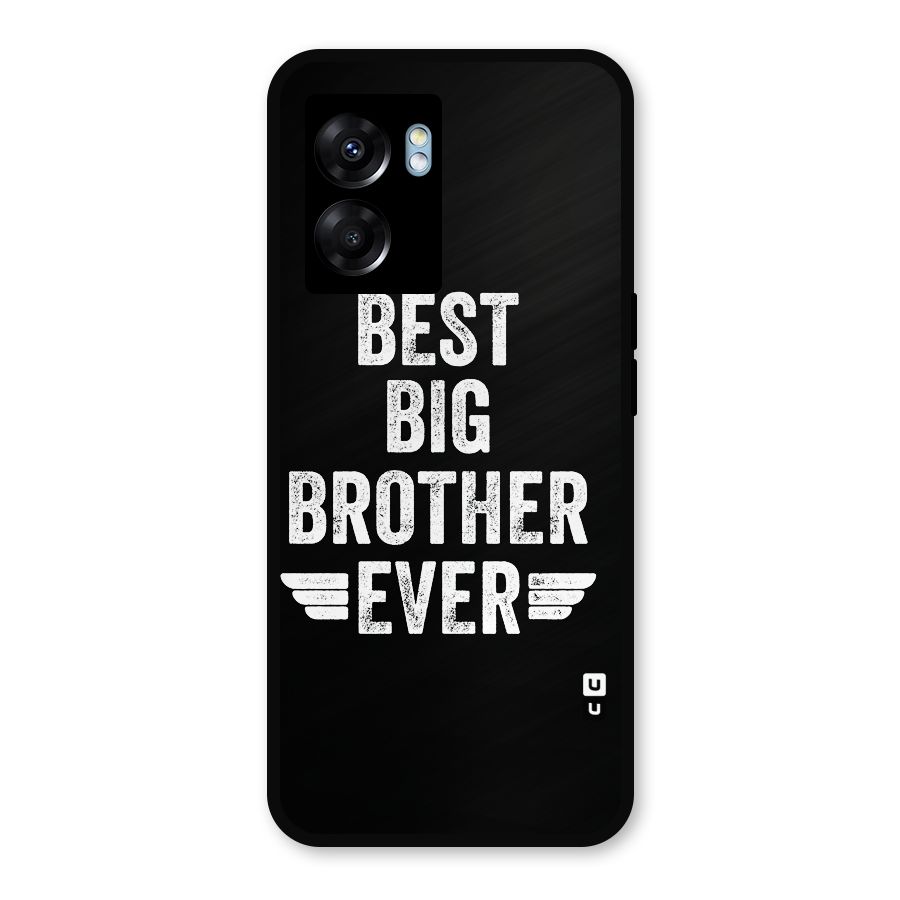 Best Big Brother Ever Glass Back Case for Oppo K10 (5G)