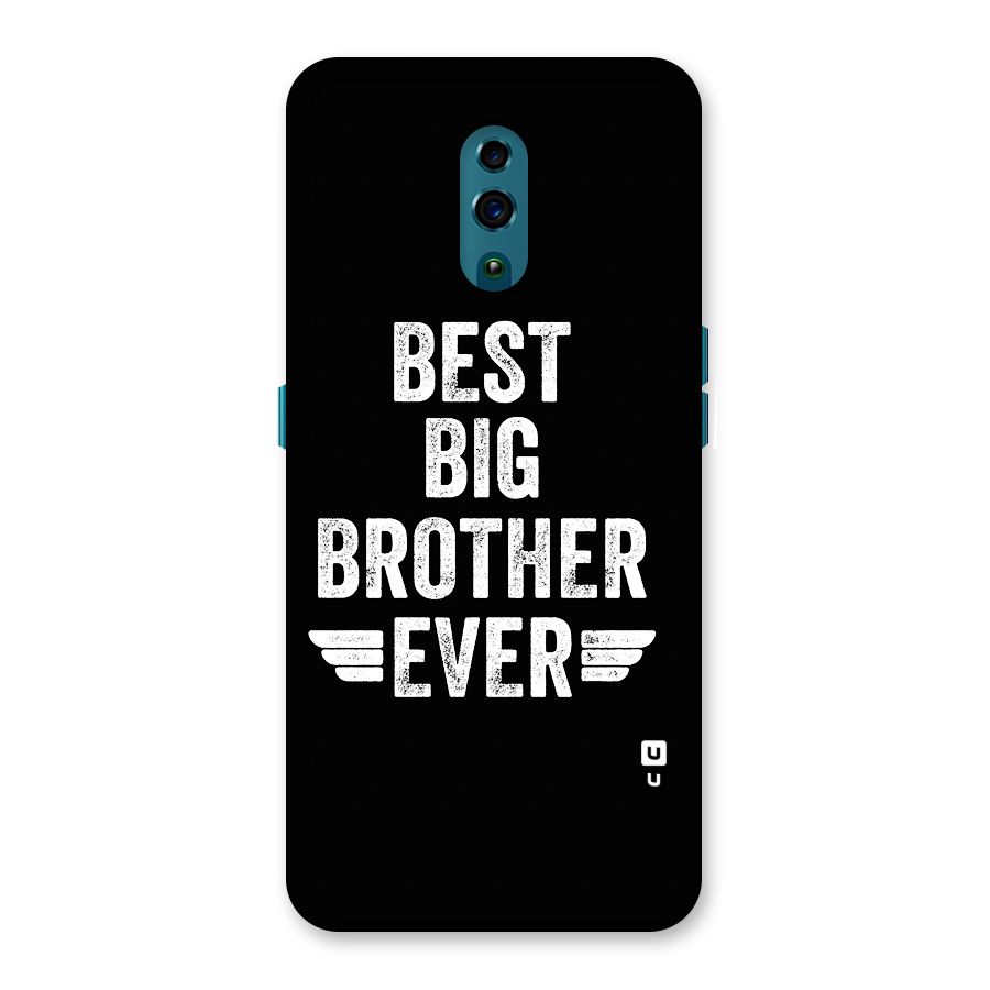 Best Big Brother Ever Back Case for Oppo Reno