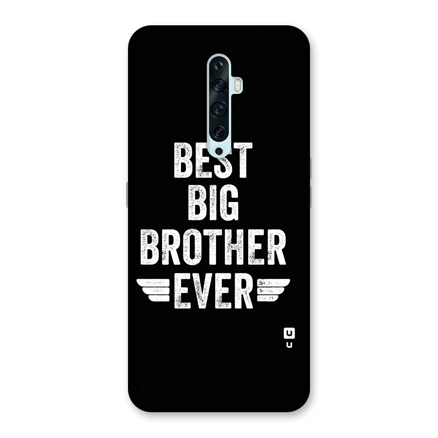 Best Big Brother Ever Glass Back Case for Oppo Reno2 F