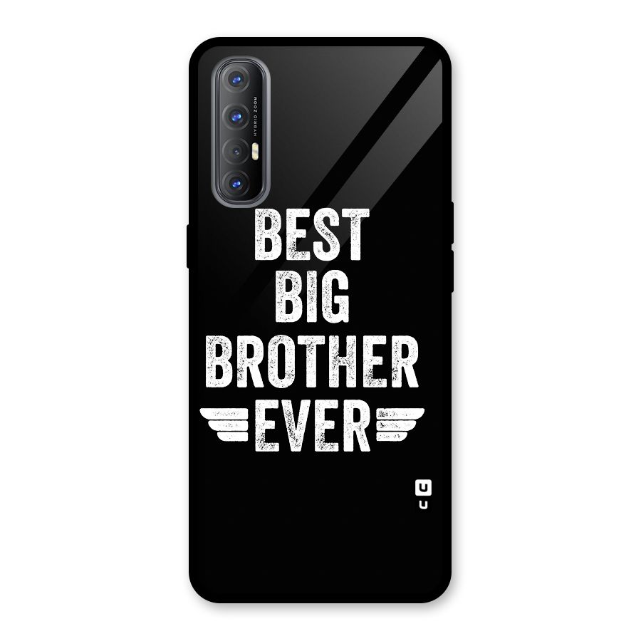 Best Big Brother Ever Glass Back Case for Oppo Reno3 Pro