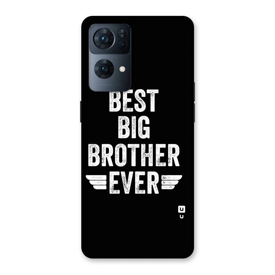 Best Big Brother Ever Back Case for Oppo Reno7 Pro 5G