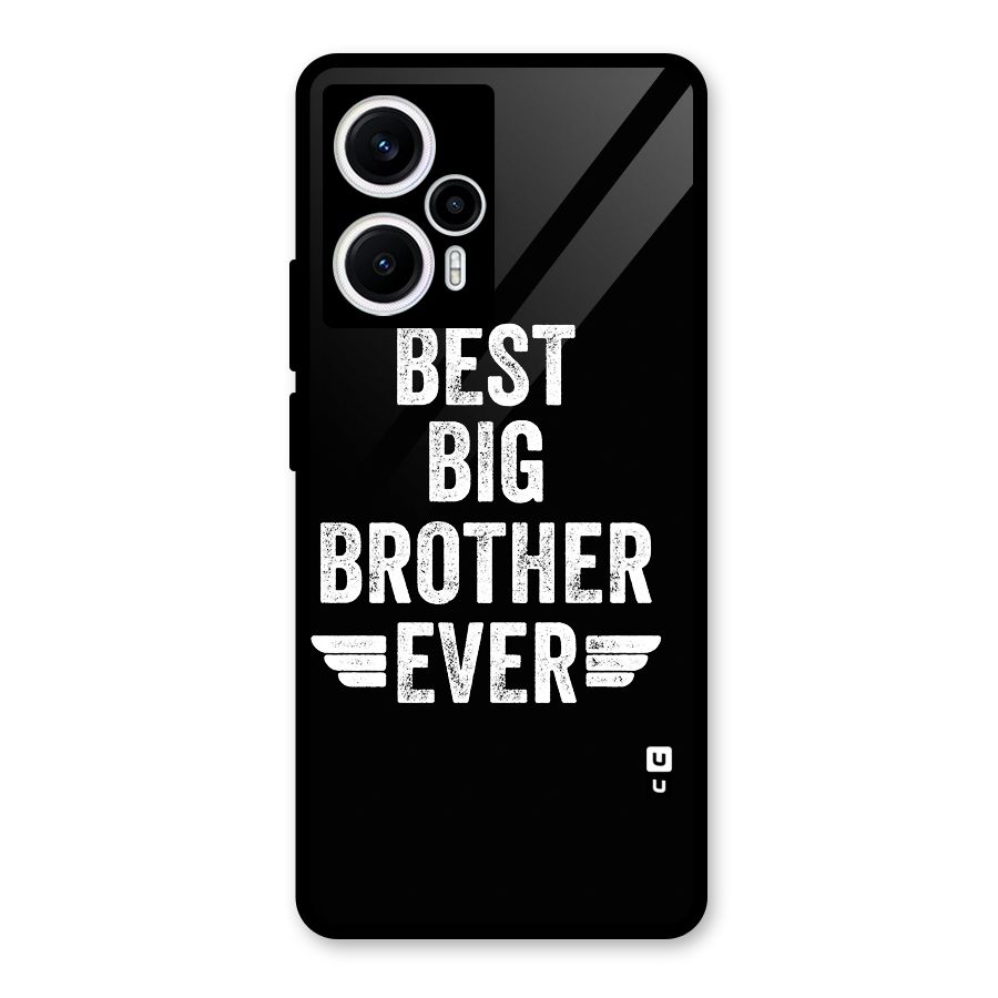 Best Big Brother Ever Glass Back Case for Poco F5