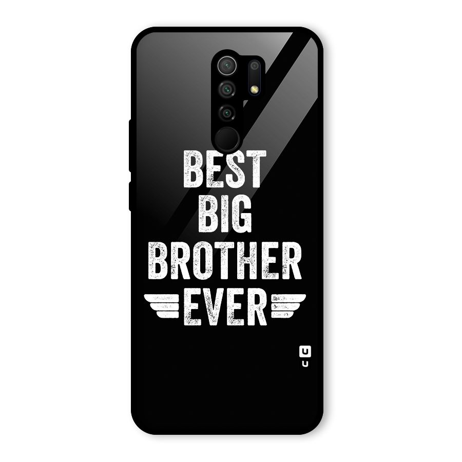 Best Big Brother Ever Glass Back Case for Poco M2