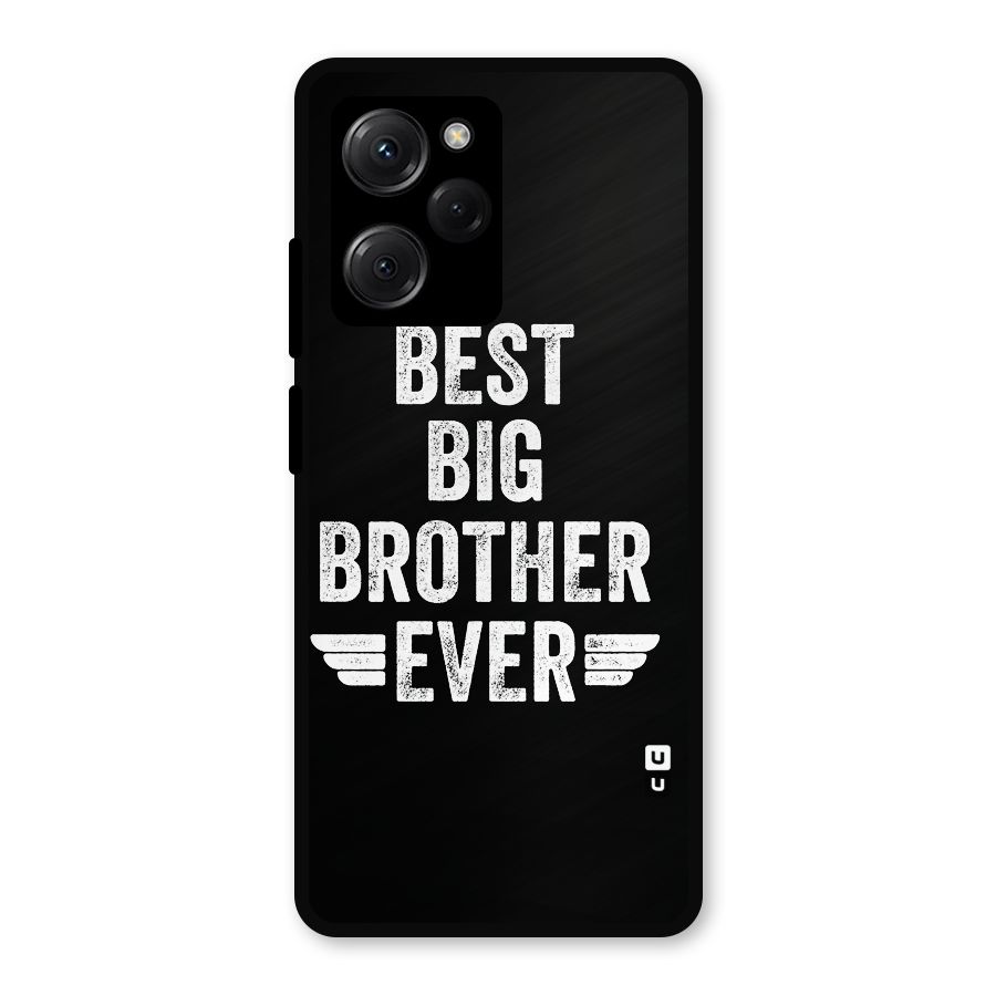 Best Big Brother Ever Glass Back Case for Poco X5 Pro
