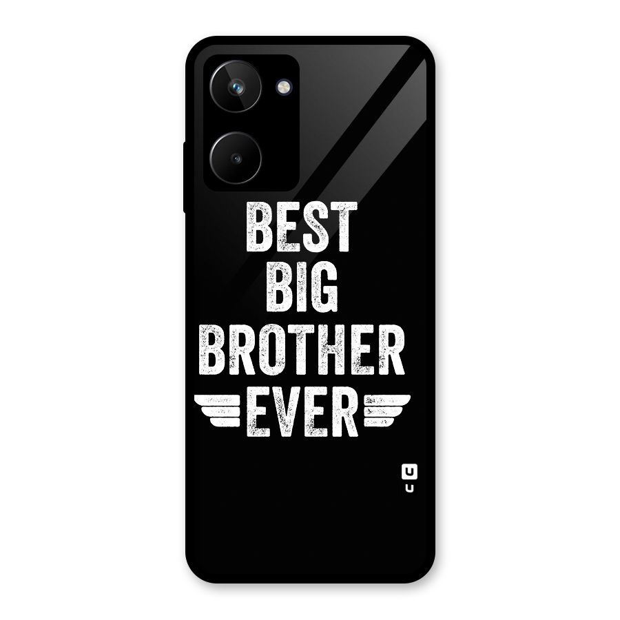 Best Big Brother Ever Glass Back Case for Realme 10