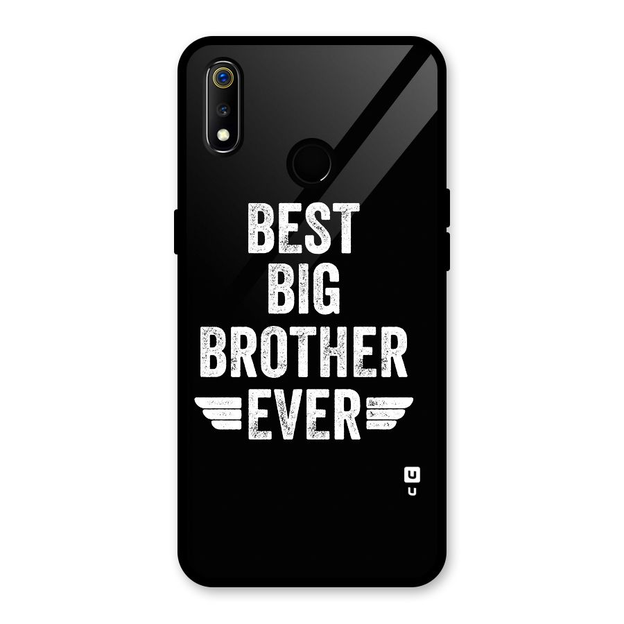 Best Big Brother Ever Glass Back Case for Realme 3