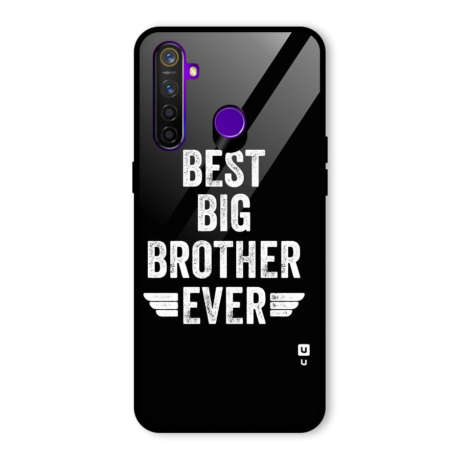 Best Big Brother Ever Glass Back Case for Realme 5 Pro