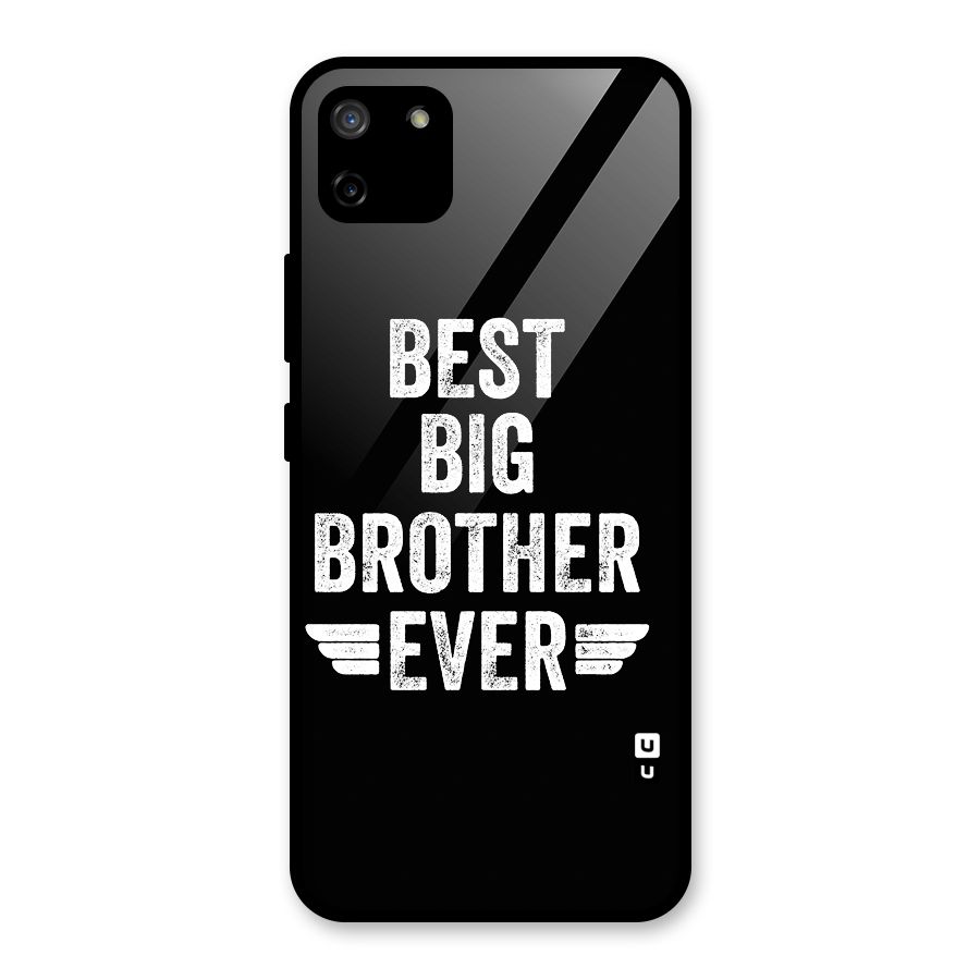 Best Big Brother Ever Glass Back Case for Realme C11