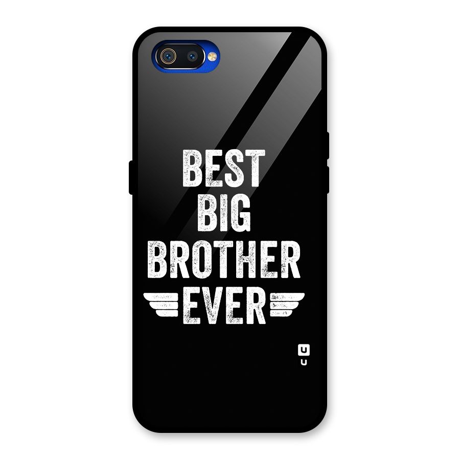 Best Big Brother Ever Glass Back Case for Realme C2