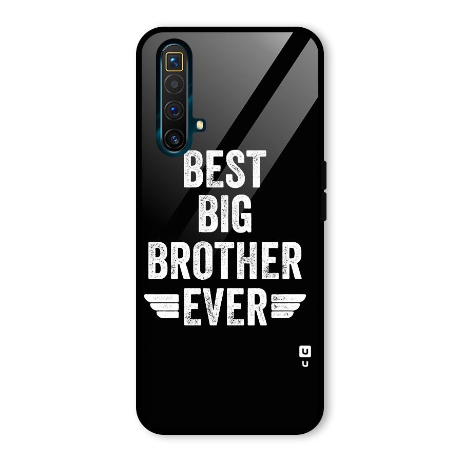 Best Big Brother Ever Glass Back Case for Realme X3