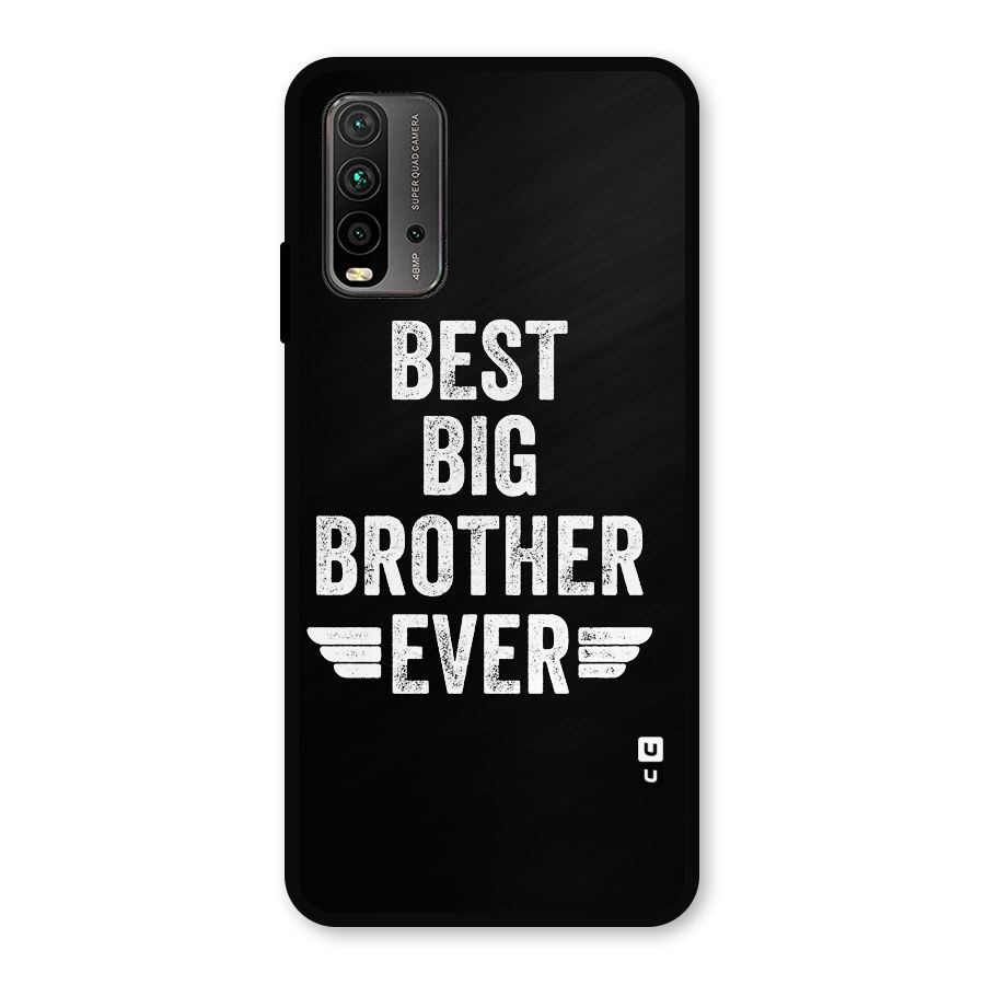 Best Big Brother Ever Glass Back Case for Redmi 9 Power